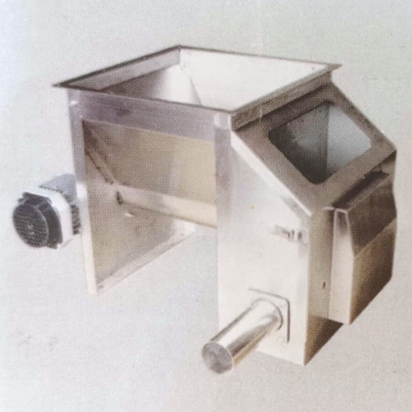 Electric single pipe discharge hopper